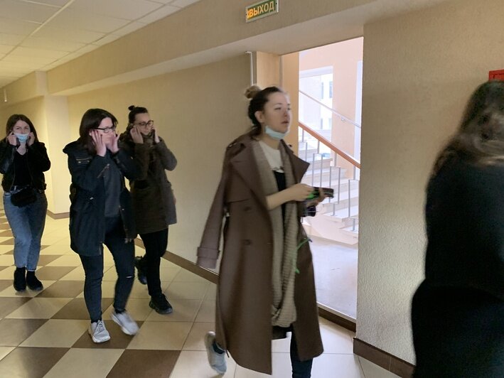 В Калининграде из-за учений из Дома профсоюзов эвакуировали несколько десятков человек - Новости Калининграда | Фото: пресс-служба ГУ МЧС по Калининградской области