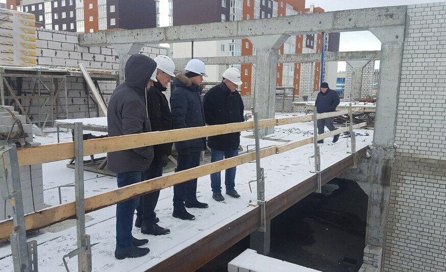Мэрия показала, как идёт строительство школы на Рассветной (фото) - Новости Калининграда | Фото: пресс-служба администрации Калининграда