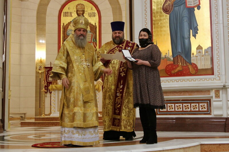 В Калининграде медработникам вручили медали РПЦ за борьбу с COVID-19 - Новости Калининграда | Фото: информационный отдел Калининградской епархии
