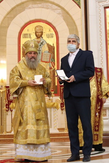 В Калининграде медработникам вручили медали РПЦ за борьбу с COVID-19 - Новости Калининграда | Фото: информационный отдел Калининградской епархии