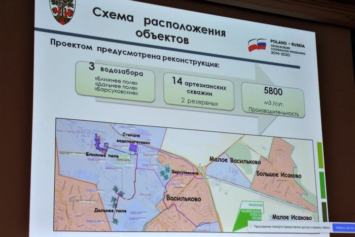 Гурьевский округ получит 954 тыс. евро на реконструкцию водозаборов и артезианских скважин - Новости Калининграда | Фото: пресс-служба правительства Калининградской области