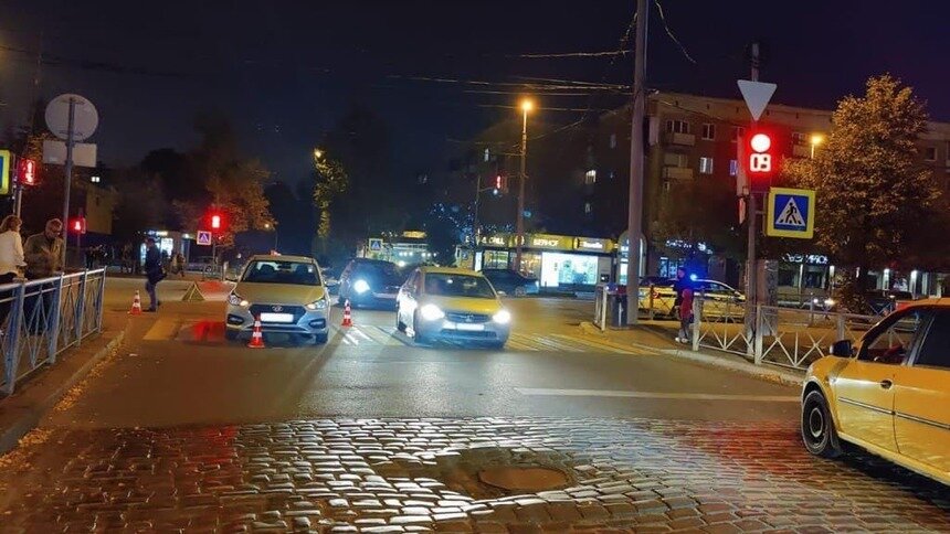 В Калининграде автомобиль сбил шестилетнюю девочку на «зебре» - Новости Калининграда | Фото: Пресс-служба УМВД