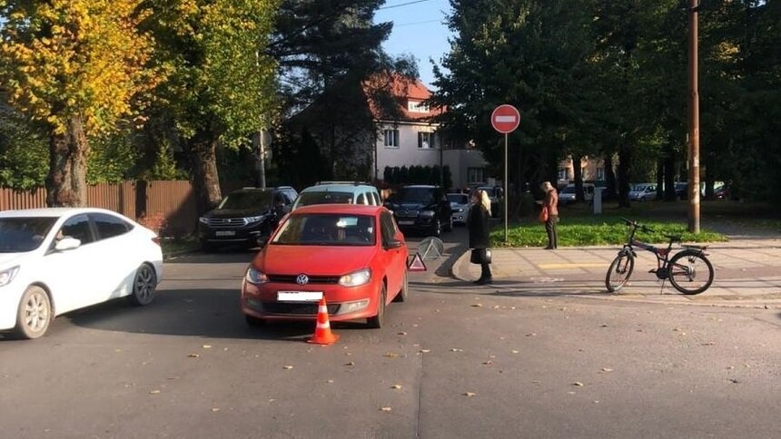 В Калининграде сбили ехавшего по велодорожке 70-летнего мужчину - Новости Калининграда | Фото: пресс-служба регионального УМВД