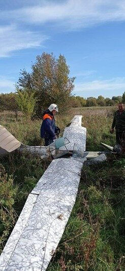 В Калининградской области жёстко сел самодельный самолёт (фото) - Новости Калининграда | Фото: очевидец