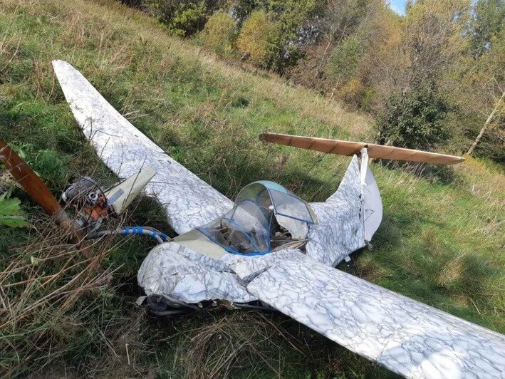 В Калининградской области жёстко сел самодельный самолёт (фото) - Новости Калининграда | Фото: очевидец