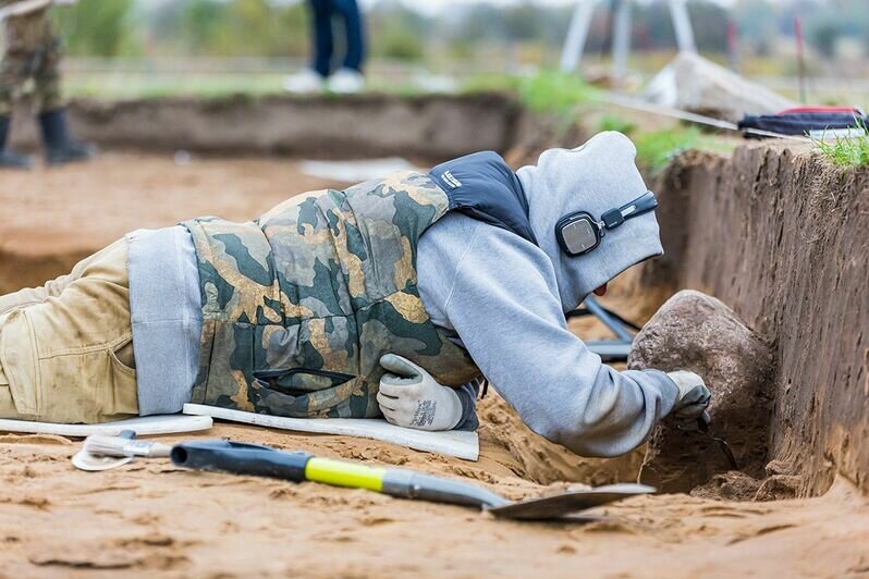 На месте будущей дороги под Калининградом нашли могилы всадников с конями  - Новости Калининграда | Фото: пресс-служба правительства Калининградской области 