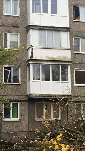 Последствия урагана на ул. Заводской  | Фото: предоставили жители дома