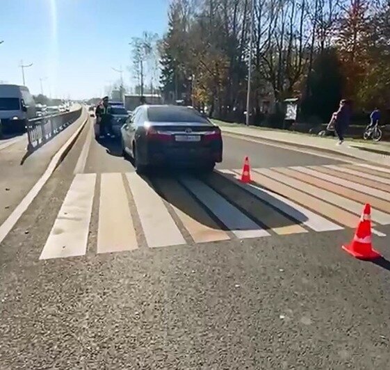 В Гурьевске сбили пенсионера, переходившего дорогу по «зебре» - Новости Калининграда | Фото: ГИБДД региона