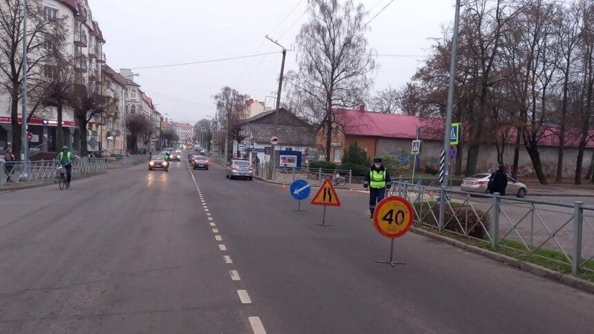 Место аварии | Фото: ГИБДД по Калининградской области