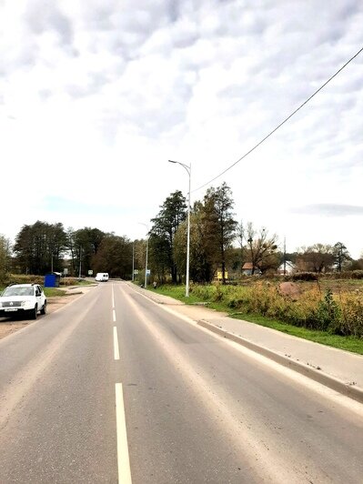 В Гурьевске на главной обводной дороге поставили фонари - Новости Калининграда | Фото предоставлено администрацией Гурьевска