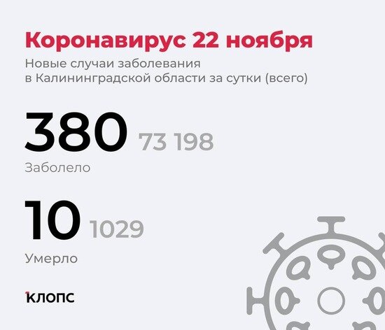 Подтвердилось ещё 10 смертей: подробности о ситуации с ковидом в Калининградской области - Новости Калининграда