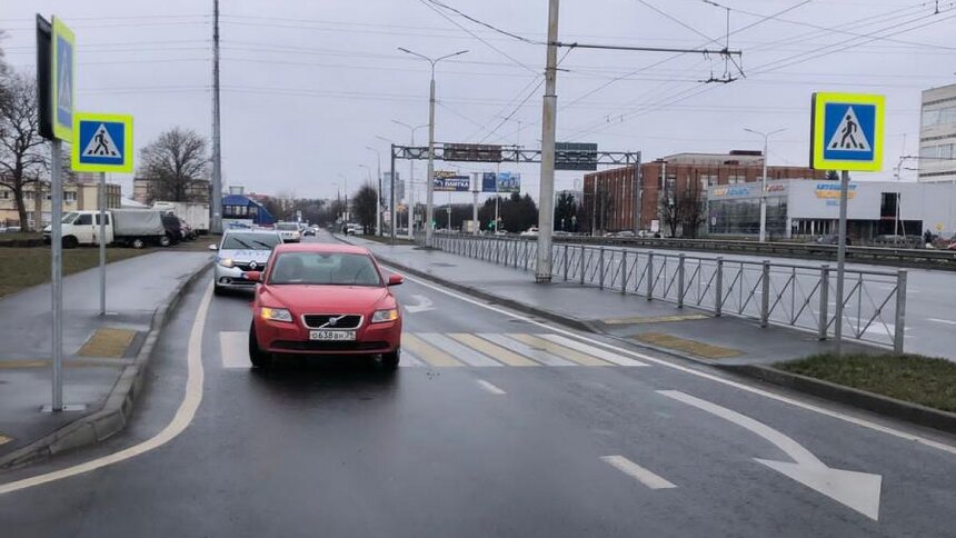 Отвлёкся на другую машину: в Калининграде водитель сбил пенсионерку, переходившую дорогу по «зебре» - Новости Калининграда | Фото: пресс-служба регионального УМВД