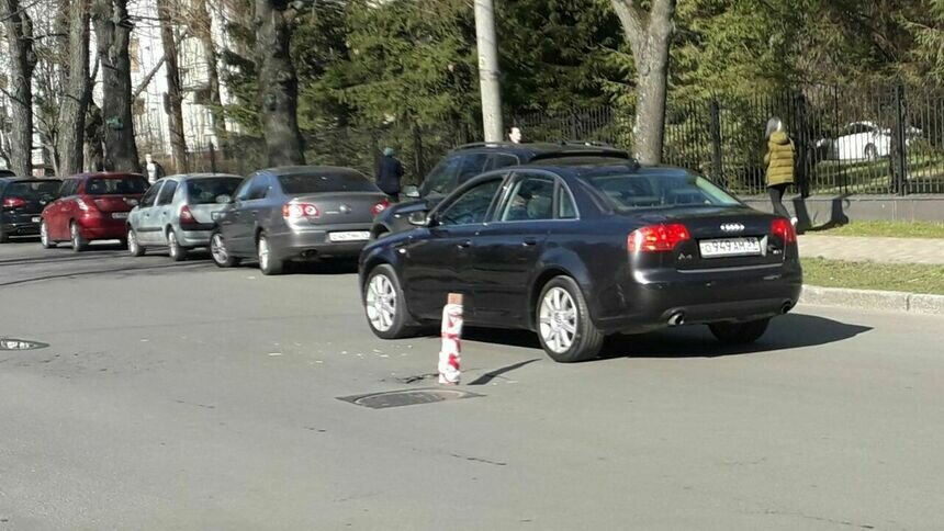 В Калининграде возле главпочтамта провалилась дорога (фото) - Новости Калининграда | Фото: «Клопс»