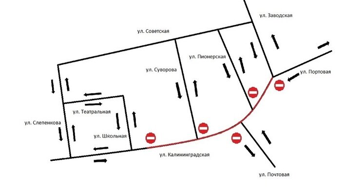 Какие дороги в Калининградской области перекроют 9 мая (схемы объезда) - Новости Калининграда