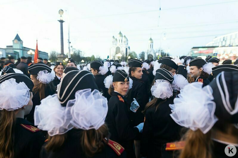 В Калининграде прошла первая ночная репетиция парада Победы (фоторепортаж) - Новости Калининграда | Фото: Александр Подгорчук / «Клопс»