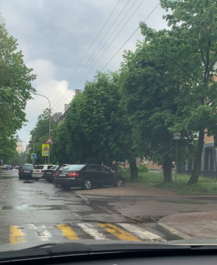 В центре Калининграда вновь эвакуировали машину из-под скрытого деревьями запрещающего знака - Новости Калининграда