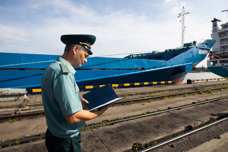 Вместительность — до 4,5 тыс. тонн: сухогруз «Холмогоры» прибыл в Калининградский торговый порт (фоторепортаж) - Новости Калининграда | Фото: Александр Подгорчук / «Клопс»