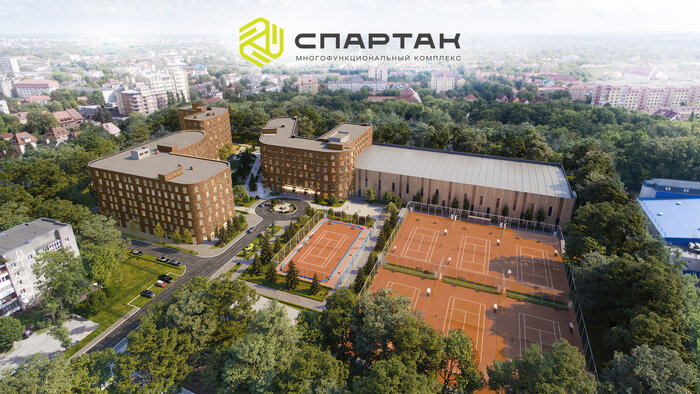 Реконструкция теннисного стадиона «Спартак» в Калининграде идет без отставаний - Новости Калининграда