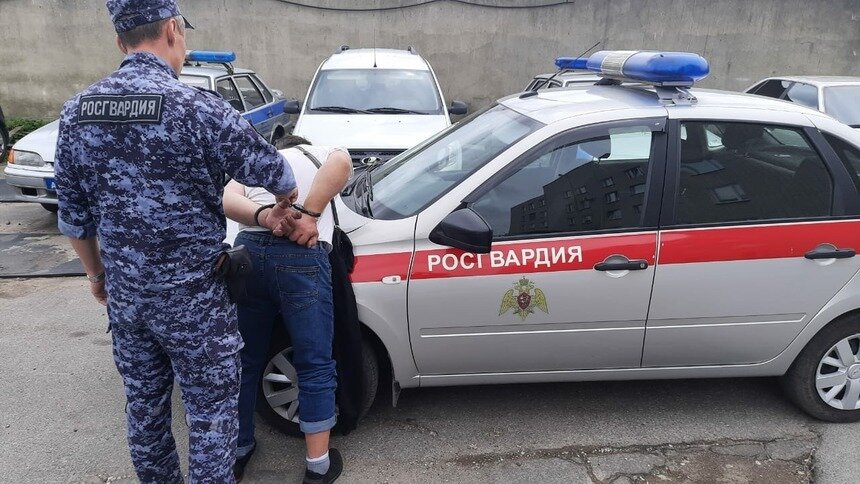 В Багратионовске водитель Audi в ответ на просьбу показать документы распылил перцовку инспектору в лицо - Новости Калининграда | Фото: пресс-служба Росгвардии