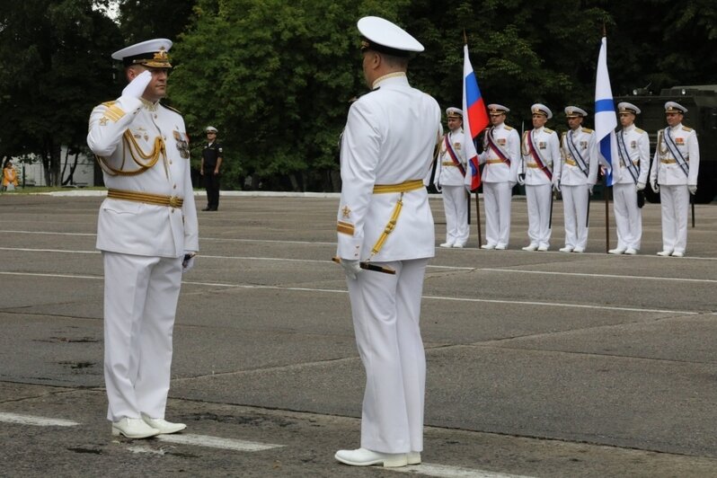 Балтийский флот провёл генеральную репетицию военно-морского парада (фото)  - Новости Калининграда | Фото: пресс-служба Балтийского флота