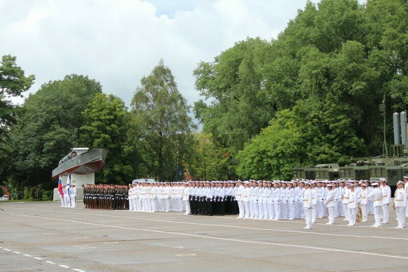 Балтийский флот провёл генеральную репетицию военно-морского парада (фото)  - Новости Калининграда | Фото: пресс-служба Балтийского флота