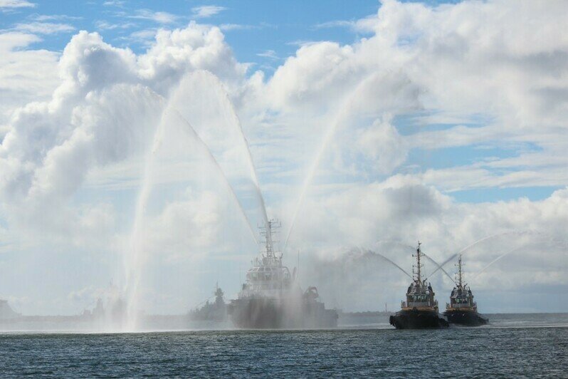 Балтийский флот провёл генеральную репетицию военно-морского парада (фото)  - Новости Калининграда | Фото: пресс-служба Балтийского флота