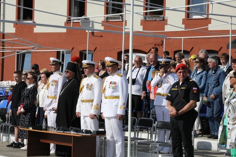 Балтийский флот провёл генеральную репетицию военно-морского парада (фото)  - Новости Калининграда | Фото: пресс-служба Балтийского флота