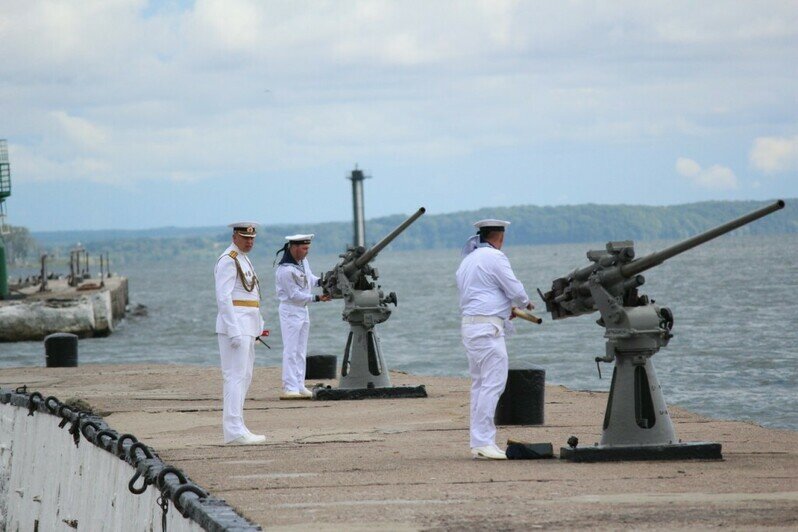 Балтийский флот провёл генеральную репетицию военно-морского парада (фото)  - Новости Калининграда | Фото: пресс-служба Балтийского флота