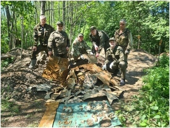 В лесу под Багратионовском нашли советский штурмовик ИЛ-2, сбитый во время боёв в апреле 1945 года - Новости Калининграда | Фото: Военное следственное управление СУ СК РФ по Балтийскому флоту