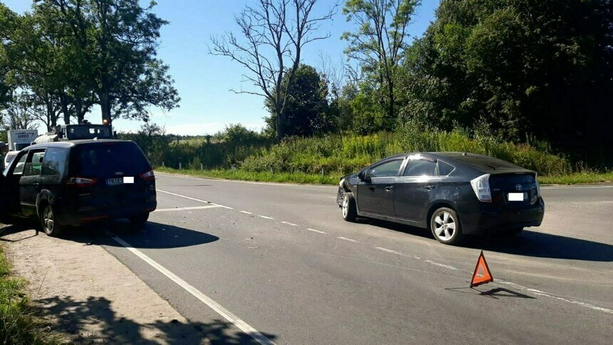 В Зеленоградском районе Toyota столкнулась с Ford, пострадали две пенсионерки - Новости Калининграда | Фото: пресс-служба регионального УМВД