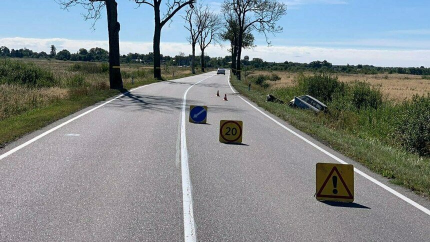 Фото с места ДТП | Фото: пресс-служба УМВД России по Калининградской области