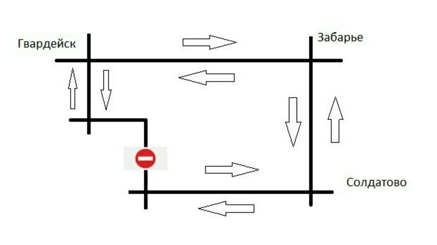 Между Гвардейском и Солдатово временно закроют дорогу (схема) - Новости Калининграда | Предоставлено правительством Калининградской области