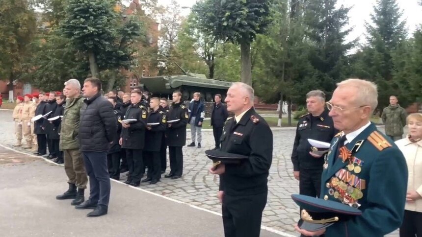 В Гусеве проводили 212 мобилизованных жителей области - Новости Калининграда | Фото: администрация Гусевского городского округа