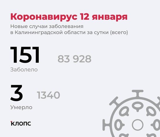 3 смерти: подробности о ситуации с COVID-19 в Калининградской области - Новости Калининграда