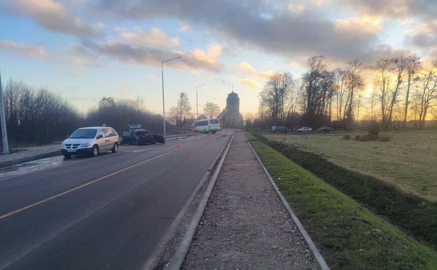 В Полесском районе произошло ДТП с участием автобуса - Новости Калининграда | Фото: ГИБДД региона