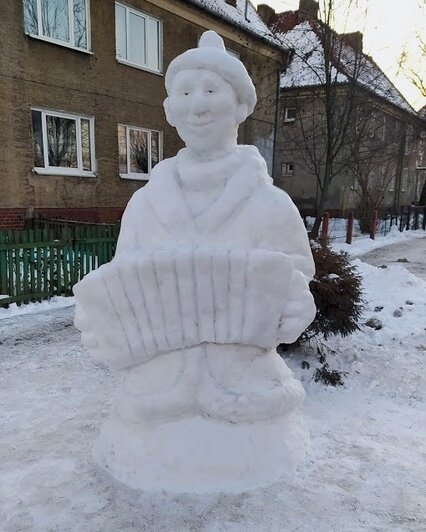 Скульптура после восстановления | Фото: создатель скульптуры