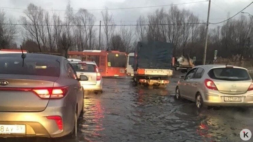 В Калининграде затопило ремонтируемую Транспортную (фото) - Новости Калининграда | Фото читателя