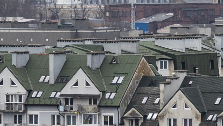 Вид на Калининград со строящегося бизнес-центра — самого высокого в городе - Новости Калининграда | Фото: Александр Подгорчук / «Клопс»