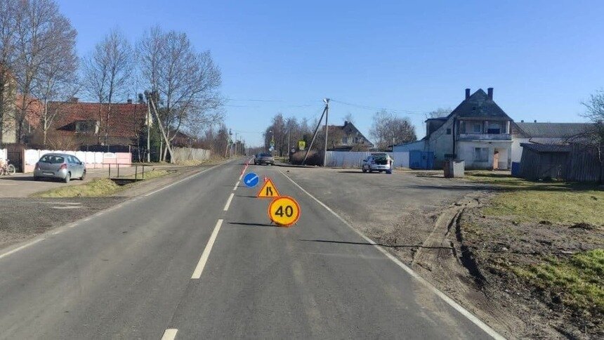 В Полесском районе возле пешеходного перехода сбили пенсионера - Новости Калининграда | Фото: ГИБДД региона