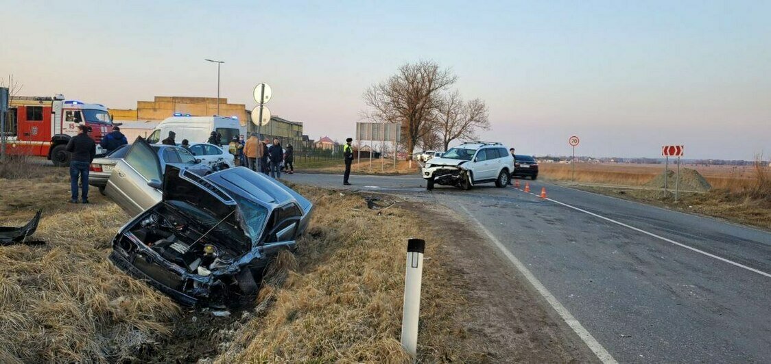 В Зеленоградском районе Audi влетела во внедорожник (фото) - Новости Калининграда | Фото: Очевидец