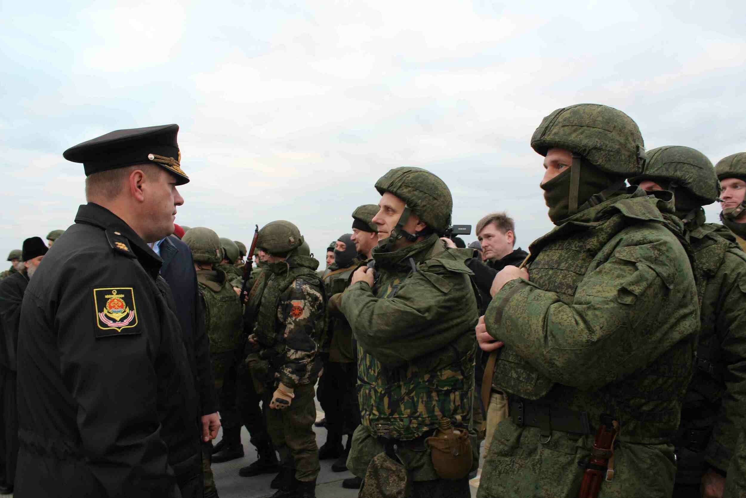 Из Калининградской области в зону СВО отправили вторую группу мобилизованных (фоторепортаж)  - Новости Калининграда | Фото: пресс-служба ЗВО по Балтфлоту