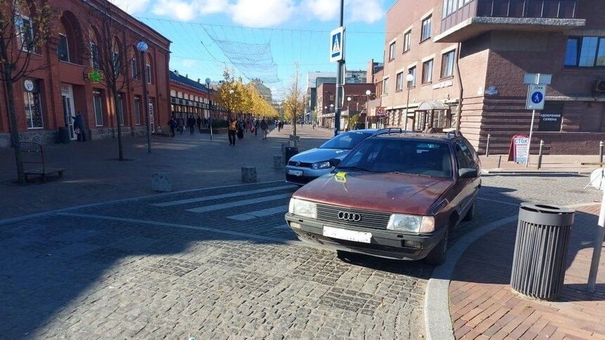 На Партизанской ослеплённый солнцем калининградец сбил бабушку на «зебре» - Новости Калининграда | Фото: пресс-служба УМВД России по Калининградской области