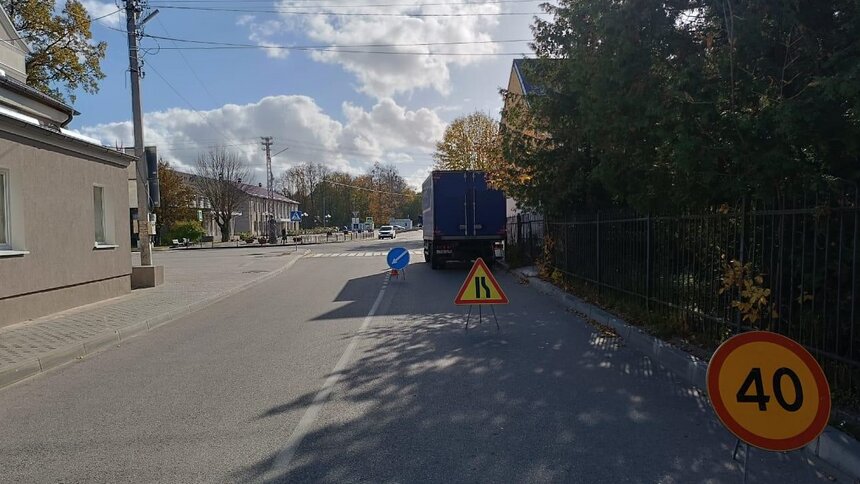 В Краснознаменске грузовик не уступил дорогу пенсионерке на велосипеде, теперь её лечат в больнице - Новости Калининграда | Фото: пресс-служба УМВД России по Калининградской области