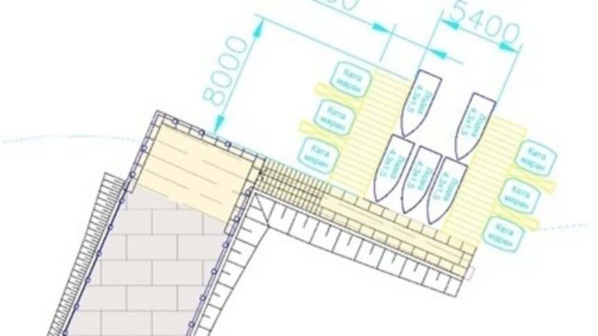 В Черняховске построят причал для лодок и катамаранов за 4,5 млн рублей - Новости Калининграда | Эскиз: сайт Госзакупок