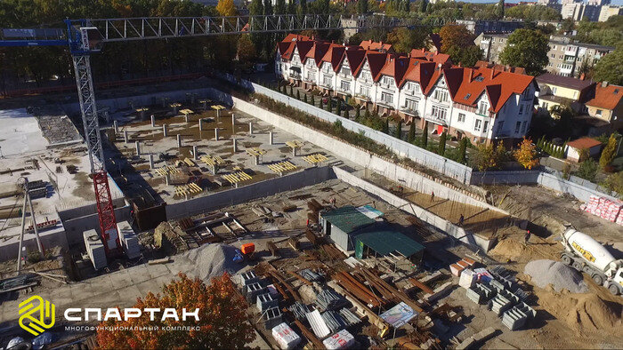 Строительство теннисного стадиона «Спартак» в Калининграде идёт по графику - Новости Калининграда