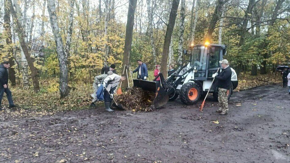 «Чиновнику полезно побыть полчаса дворником»: Дятлова — о субботнике в Калининграде (репортаж)      - Новости Калининграда | Фото: Анна Туманова / «Клопс»