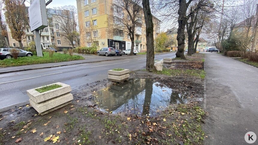 «Перестанут месить грязь в центре города»: на Брамса перекрыли «народную» парковку (фото) - Новости Калининграда | Фото: Александр Подгорчук / «Клопс»