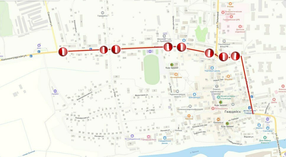 Центр Гвардейска перекроют на четыре месяца из-за ремонта сетей водоснабжения (схема) - Новости Калининграда | Фото: пресс-служба мининфраструктуры Калининградской области