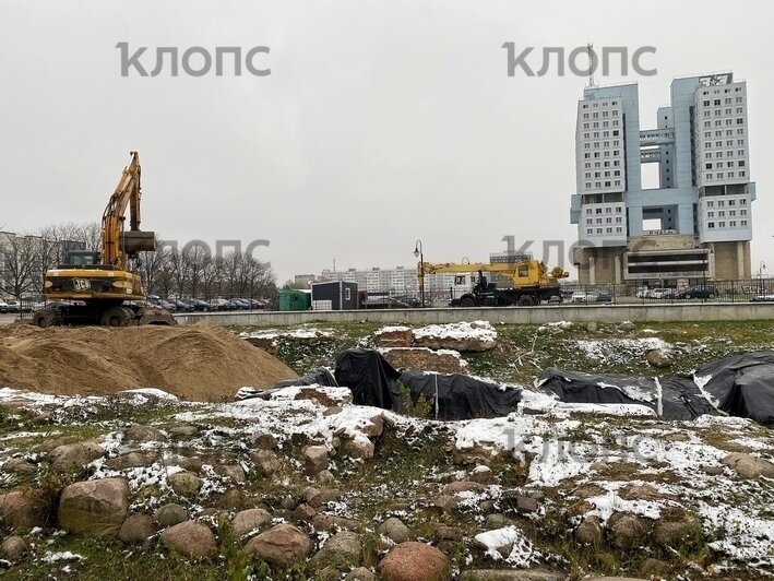 В Калининграде начали закапывать руины Королевского замка (фото) - Новости Калининграда | Фото: Александр Подгорчук / «Клопс»