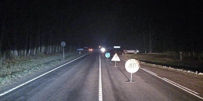 Место аварии | Фото: ГИБДД по Калининградской области